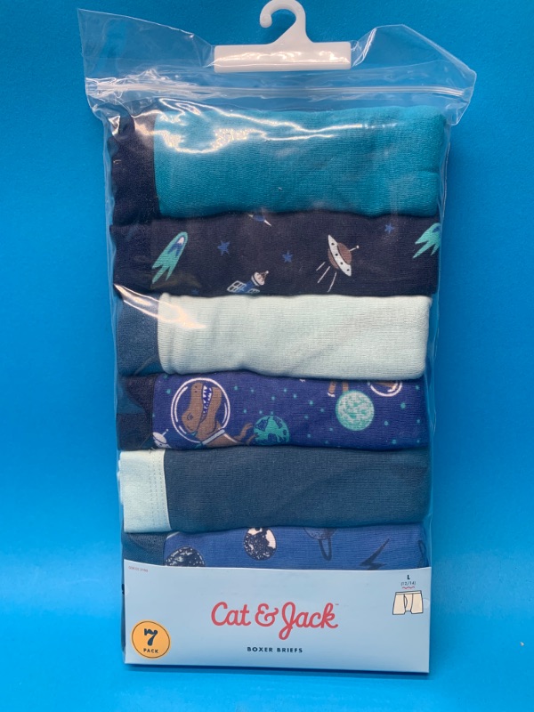Photo 1 of 804948… 7 pack boys size large 12/14 boxer briefs 