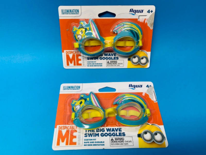 Photo 1 of 804951…2 minions swim goggles 