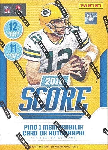 Photo 1 of 2018 Score Football Factory Sealed Blaster Box 132 cards (11 packs of 12 cards) NEW 