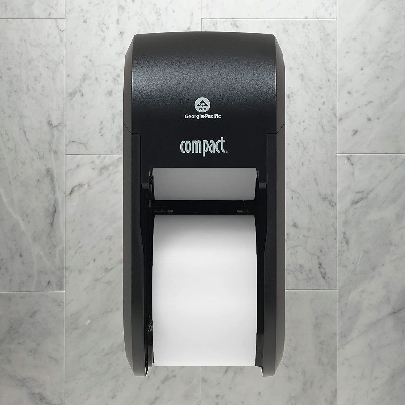 Photo 2 of Compact 2-Roll Vertical Coreless High-Capacity Toilet Paper Dispenser  NEW 