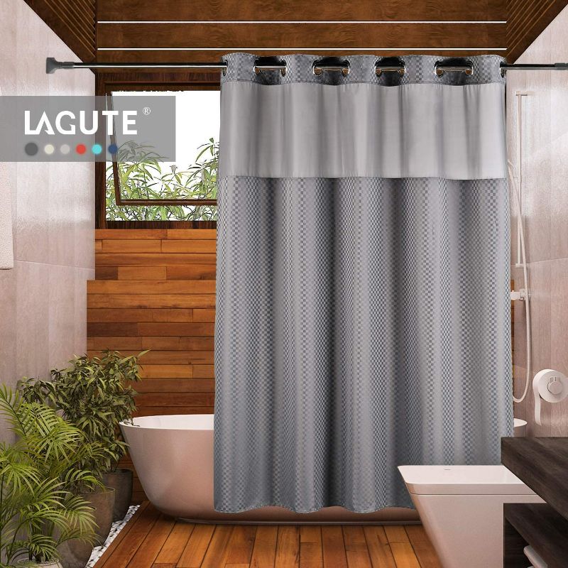 Photo 1 of Lagute SnapHook Shower Curtain  NEW 