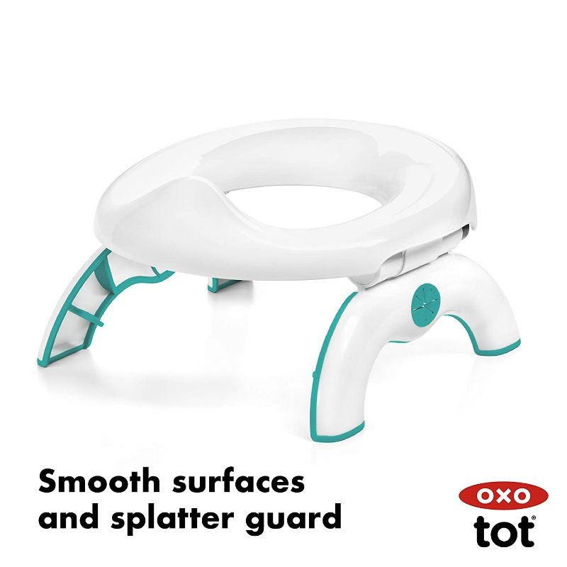 Photo 1 of OXO Tot 2-in-1 Go Potty - Teal, 1 Count (Pack of 1) NEW 