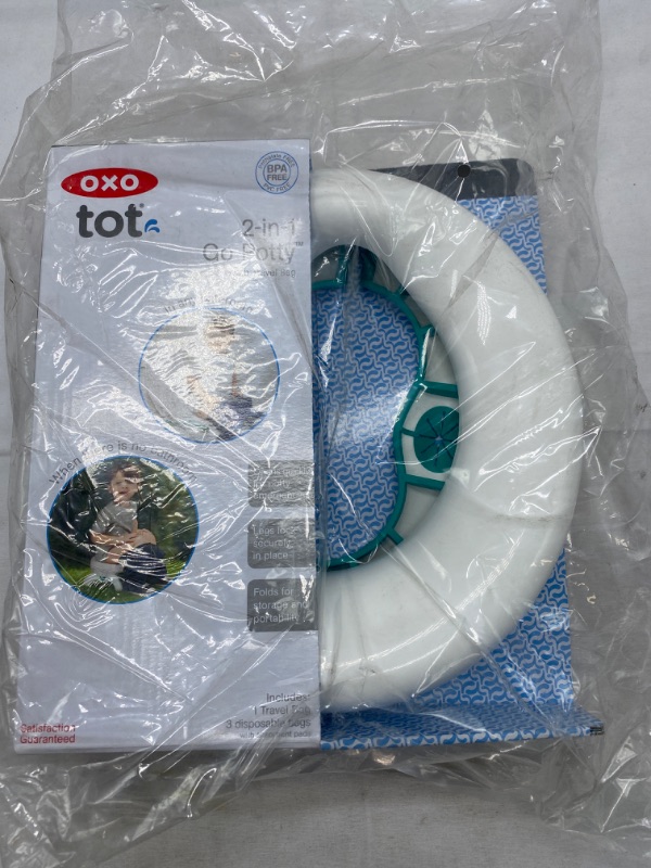 Photo 5 of OXO Tot 2-in-1 Go Potty - Teal, 1 Count (Pack of 1) NEW 