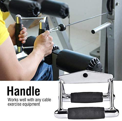 Photo 2 of Double D Row Handle Cable Attachment – Non Slip Handle Professional V bar – Double Grip Handle for Home Gym Cable Attachments NEW 