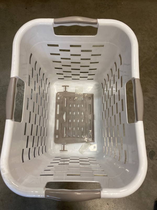 Photo 2 of Clorox Sort 'n Fold Tall Laundry  Basket 2 Bushel