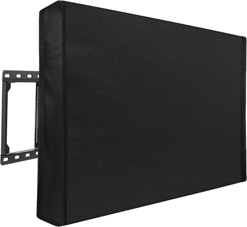 Photo 1 of Mounting Dream Outdoor TV Cover Weatherproof with Bottom Cover for 30-32 inch TV, Waterproof and Dustproof TV Screen Protectors with Remote Control Pocket for Outside LED, LCD, OLED Flat Screen TVs (Khaki Color) NEW 