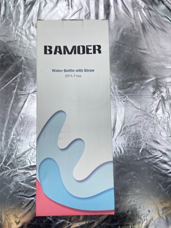 Photo 3 of BAMOER Motivational Water Bottle BPA Free 64 oz 