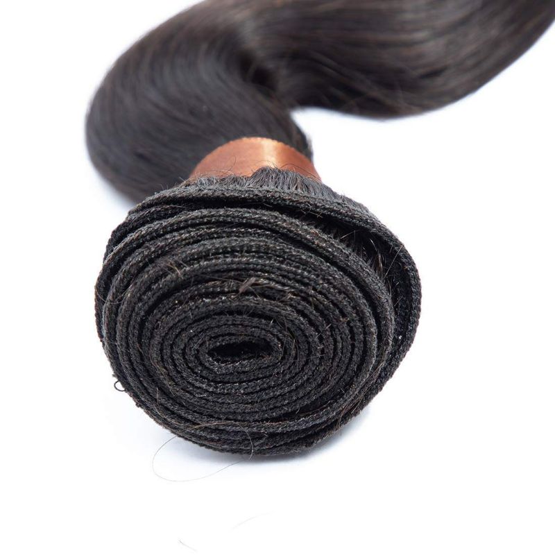 Photo 3 of BLACKMOON HAIR 12 14 16 Inch Brazilian Virgin Body Wave Hair 3 Bundles Unprocessed Virgin Human Hair Extensions Hair Weave Natural Black Color (100+/-5g)/Bundle NEW