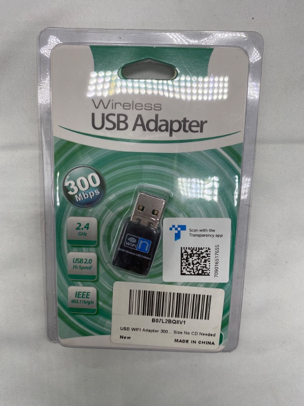 Photo 4 of 300Mbps USB WiFi Adapter, LOTEKOO Wireless LAN Network Card Adapter WiFi Dongle for Desktop Laptop PC Windows 10 8 7 XP MAC OS NEW 