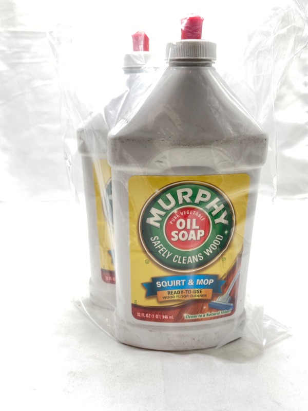 Photo 3 of Murphy's Oil Soap Squirt and Mop Wood Floor Cleaner - 32 Fluid Ounce Pack of 2 NEW  