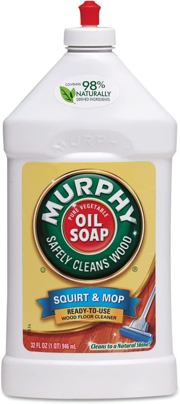 Photo 1 of Murphy's Oil Soap Squirt and Mop Wood Floor Cleaner - 32 Fluid Ounce Pack of 2 NEW  