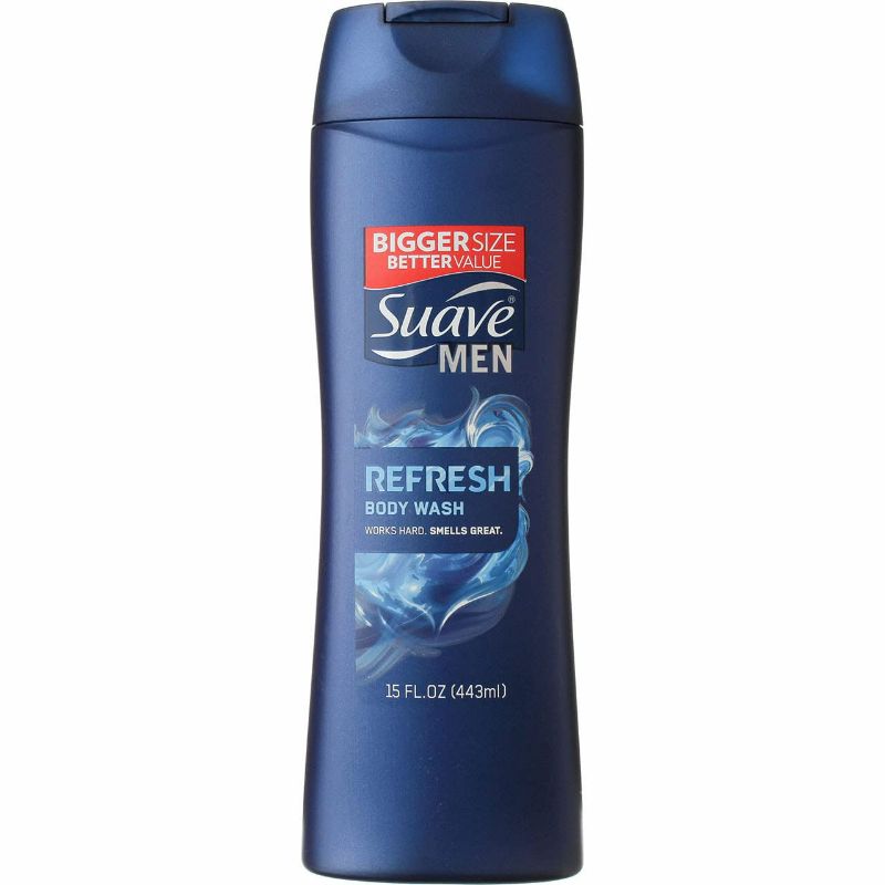 Suave Men Body Wash - Refresh - 15 oz - 2 pk