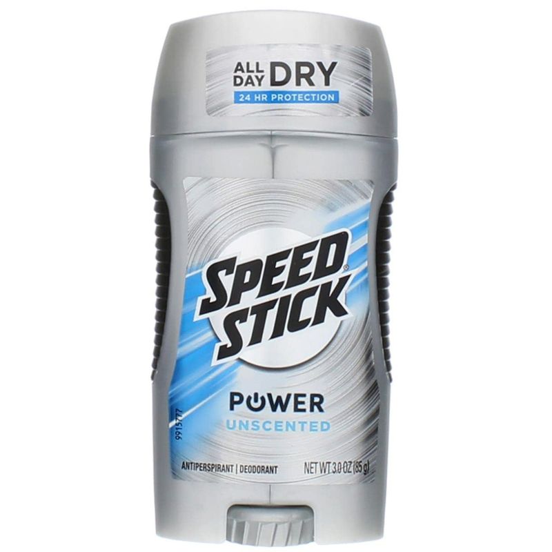 Photo 1 of Speed Stick Power Anti-Perspirant Deodorant Unscented 3 oz (Pack of 6) NEW 