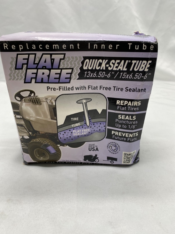 Photo 3 of Marathon Flat Free Quick-Seal Replacement Inner Tube - Pre-filled with Flat Free Tire Sealant (Packaging not in Perfect Condition but Item is) NEW 
