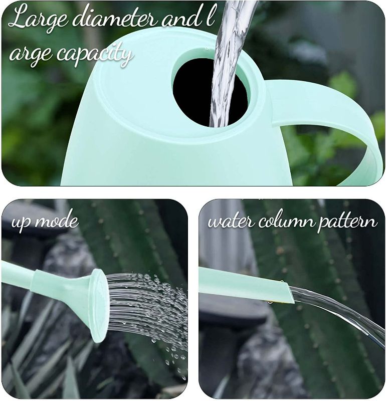 Photo 2 of Watering Can for Indoor Outdoor Plants, Modern Small Watering Cans with Removable Nozzle, Long Spout Watering Can for Indoor Bonsai Plants Garden Flowers NEW