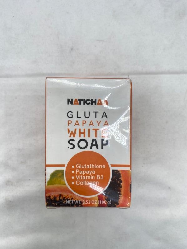 Photo 3 of Glutathione & Papaya White Soap, Natural Skin Brightening for Face & Body Exfoliating, Dark Spots, Acne Scars with Niacinamide, Coconut Oil for Silky Smooth Skin - Cruelty Free, 3.52 Oz (4 Pack) NEW 