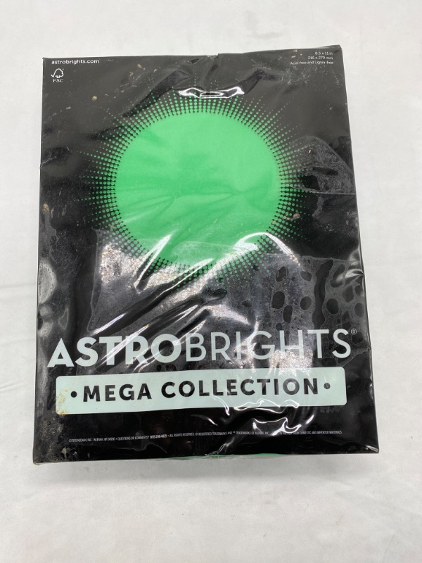 Photo 2 of Astrobrights Mega Collection, Colored Cardstock, Ultra Green, 320 Sheets, NEW