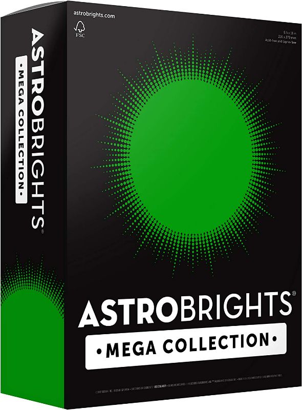 Photo 1 of Astrobrights Mega Collection, Colored Cardstock, Ultra Green, 320 Sheets, NEW