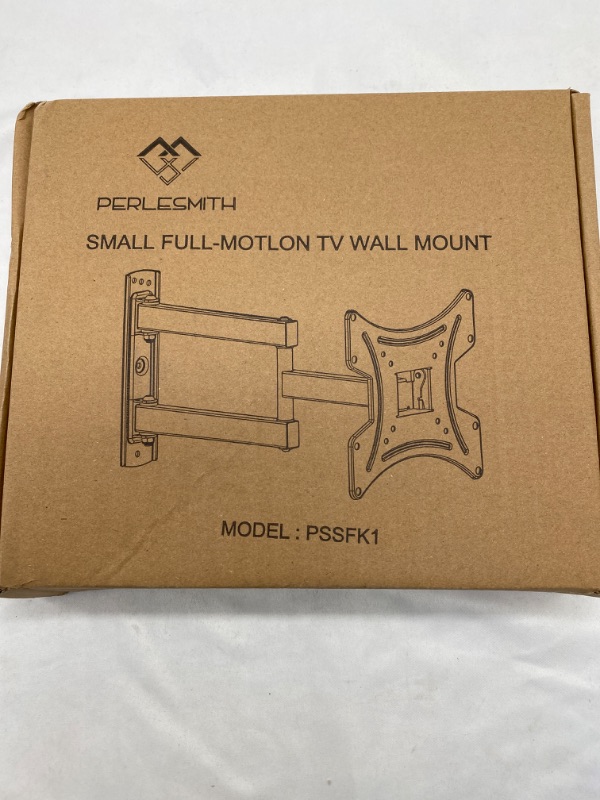 Photo 3 of PERLESMITH TV Wall Mount for 13-42 Inch Flat or Curved TVs & Monitors, Full Motion TV Wall Mount with Articulating Arms Swivel Tilt Extends, Corner tv Bracket Max VESA 200x200 mm up to 44lbs, NEW