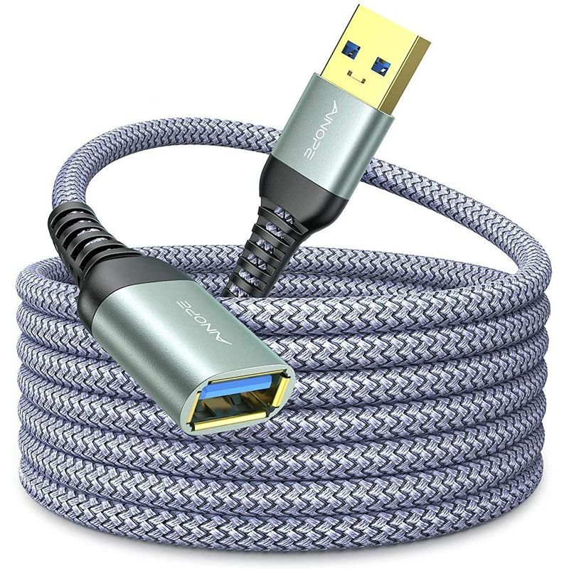 Photo 1 of USB Extension Cable 10FT Type A Male to Female USB 3.0 Extender Cord AINOPE High Data Transfer Compatible with Webcam,Gamepad, USB Keyboard, Flash Drive, Hard Drive, Printer NEW