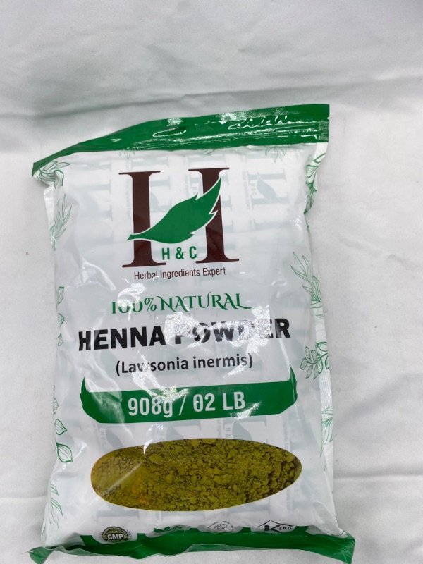 Photo 3 of 100% Natural Organically Cultivated Henna Powder Specially For Hair - Bulk Pack -Triple Sifted Henna Powder - Lawsonia Inermis (For Hair) 02 LB / 32 oz (908 gms)- No PPD no chemicals, no parabens NEW