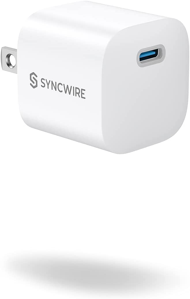 Photo 1 of USB C Charger, Syncwire 18W Fast Charger Block Adapter, Ultra Compact Type-C Power Delivery Wall Charger NEW