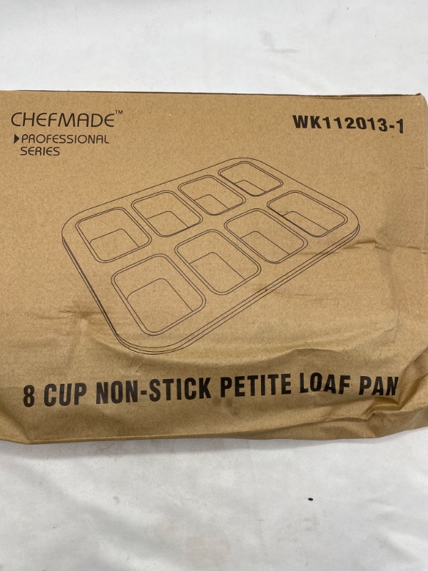 Photo 2 of Chefmade 8 Cup Non Stick Mini Loaf Pan NEW 