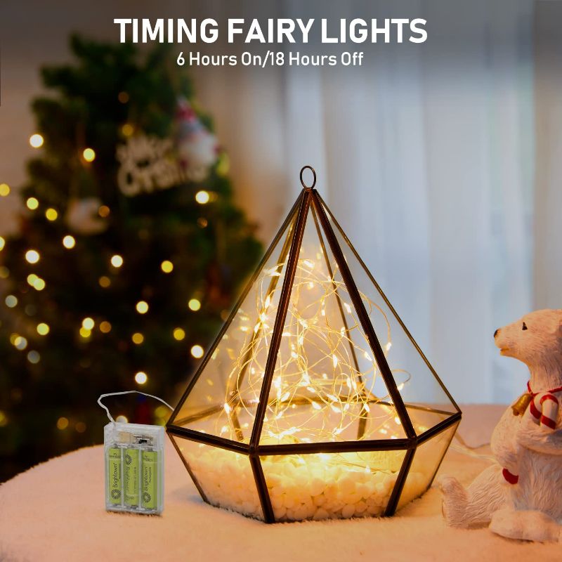 Photo 2 of 5 Pack Fairy Lights Battery Operated, Warm White NEW