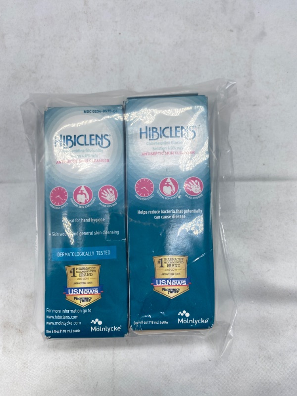 Photo 2 of (2 Pack) Hibiclens – Antimicrobial and Antiseptic Soap and Skin Cleanser – 4 oz – for Home and Hospital – 4% CHG NEW 