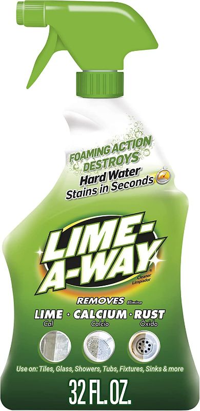 Photo 1 of Lime-A-Way Bathroom Cleaner, 32 fl oz Bottle/ 22fl oz , Removes Lime Calcium Rust (Pack of 2)NEW 