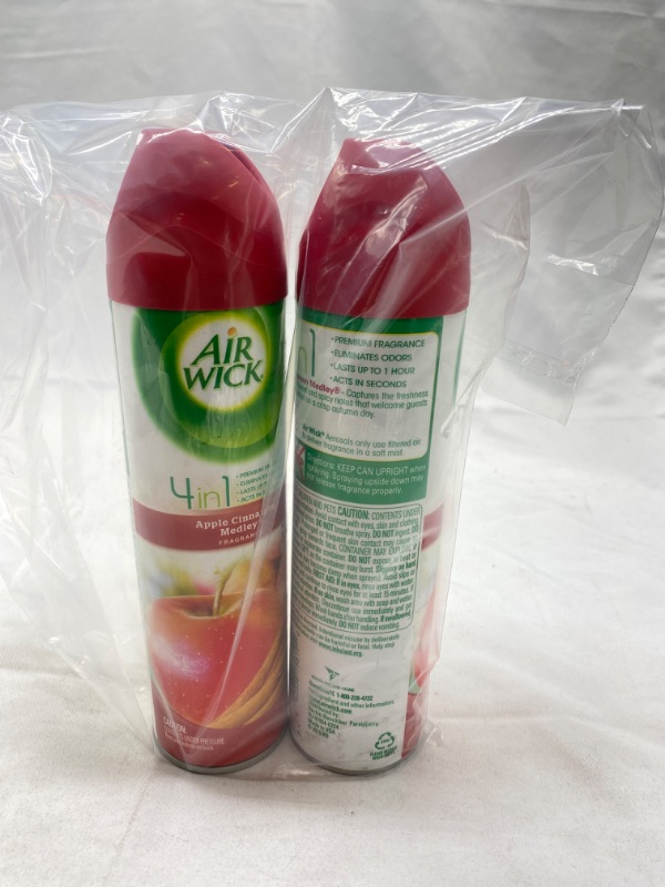 Photo 2 of 2 PACK Air Wick Air Freshener Room Spray, Apple Cinnamon Medley, 8oz NEW