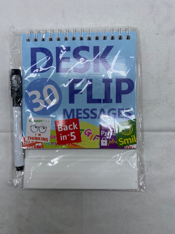 Photo 4 of Funny Desk Signs 30 Different Fun and Flip-Over Messages for Office Gifts Desk Accessories NEW