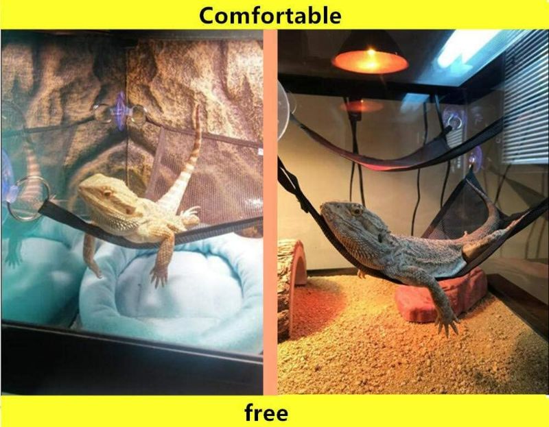 Photo 2 of ( 6 Pack)  Bearded Dragon Hammock Reptile Lounger, Lizards hammocks of Breathable Net Design NEW 