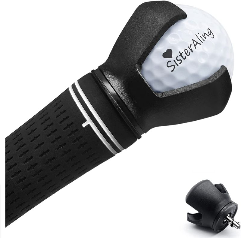 Photo 1 of 2 pack SisterAling 3-Prong Golf Ball Retriever Grabber Pick Up,Back Saver Claw Put On Putter Grip,Suction Cup Ball Grabber,Sucker for Golf Screws Tool NEW