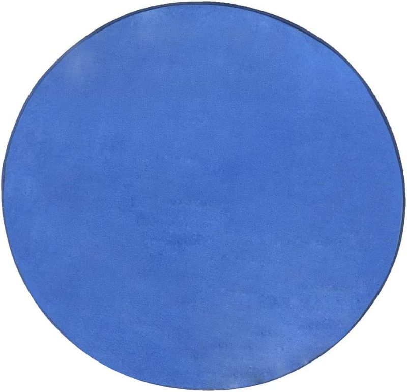 Photo 1 of Round Pad for Kids Tent 40" Round Rug Missingift Play Floor Mats for Kids Round Padded Mat for Teepee Play Kids Play Tents …?Deep Blue 100cm? NEW