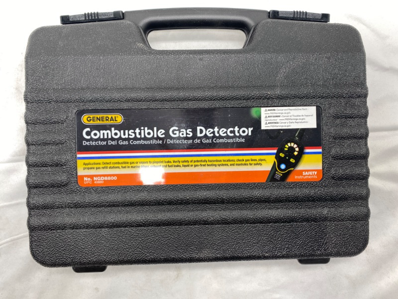 Photo 2 of General Tools NGD8800 Combustible Gas Leak Detector, Normal Environments NEW 