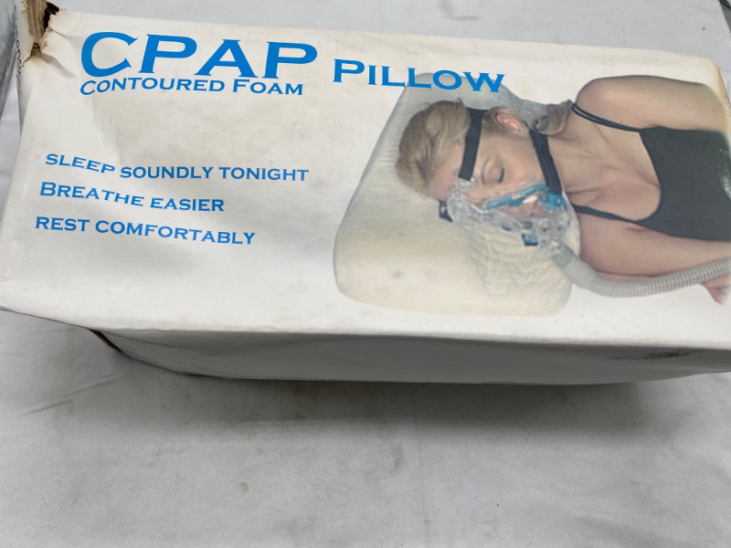 Photo 2 of REMREST CPAP Pillow Side and Stomach Sleeper Memory Foam Support Hose and mask (Packaging is slightly Damaged but Item is in Perfect Condition) NEW 