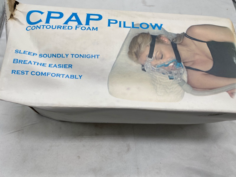 Photo 1 of REMREST CPAP Pillow Side and Stomach Sleeper Memory Foam Support Hose and mask (Packaging is slightly Damaged but Item is in Perfect Condition) NEW 