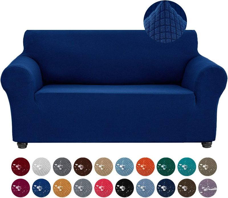 Photo 1 of Joccun Stretch Couch Cover Slipcovers, 1-Piece Water Repellent Oversized Sofa Slipcovers for Cushion Couch Spandex Jacquard Furniture Protector for Living Room,Kids,Pets(Oversized Sofa Navy XXL NEW 