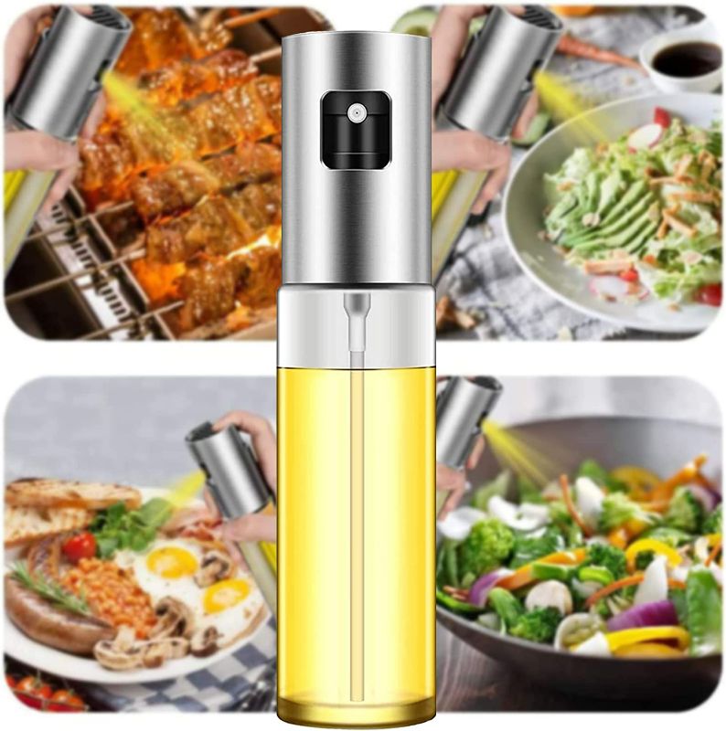Photo 2 of Oil Sprayer for Cooking, Olive Oil Sprayer Mister, 105ml Olive Oil Spray Bottle, Olive Oil Spray for Salad, BBQ, Kitchen Baking, Roasting NEW 