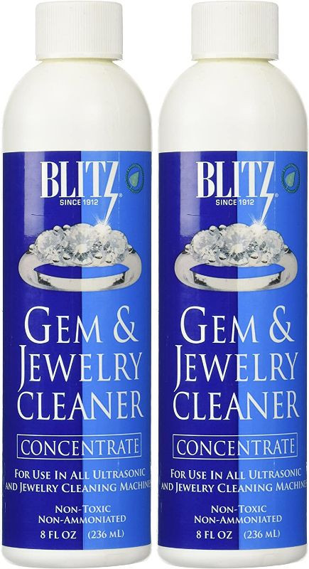 Photo 1 of Blitz 653 Gem & Jewelry Non-Toxic Cleaner Concentrate for use in Cleaning Machines, 8 Ounces, 2-Pack NEW