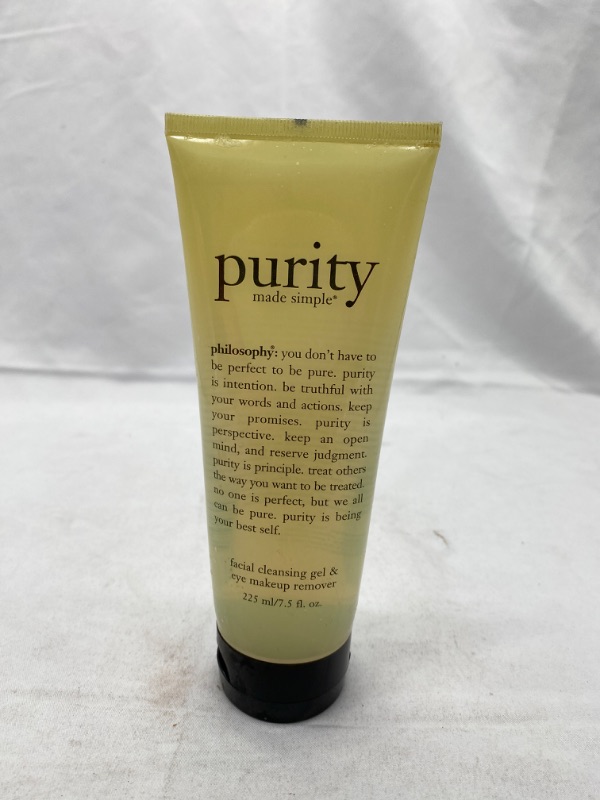 Photo 2 of philosophy purity made simple cleansing gel for face and eyes, 7.5 Fl Oz (Pack of 1) NEW 