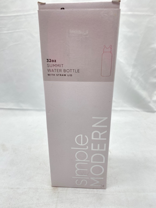 Photo 1 of Simple Modern 32oz Insulated Stainless Steel Summit Water Bottle with Straw Pattern - Nebula NEW 