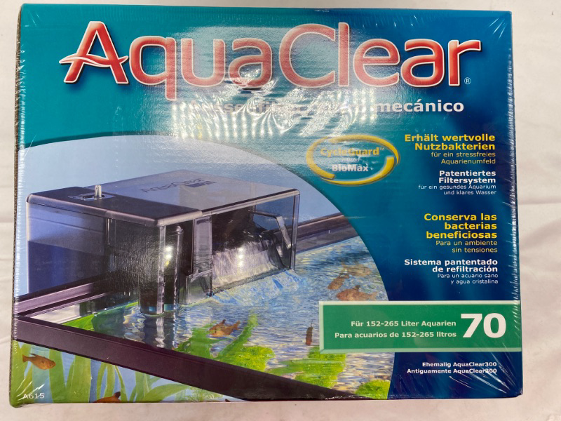 Photo 2 of AquaClear 70 Power Filter, Fish Tank Filter for 40- to 70-Gallon Aquariums 40 to 70 Gallons - 70 NEW