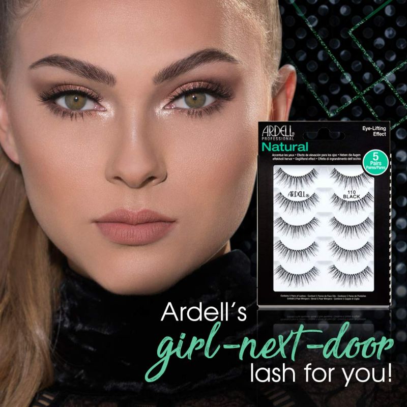 Photo 2 of Ardell False Lashes #110 Black, 5 Pairs x 2 Pack NEW 