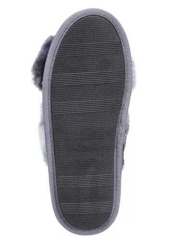 Photo 3 of Size S Jenni Women's Crisscross Faux Fur Slide Boxed Slippers, Created for Macy's New in box