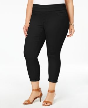 Photo 1 of SIZE 24W Style & Co Plus Size Pull-On Ankle Pants, Created for Macy's