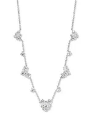 Photo 1 of Eliot Danori Felicity Crystal Cluster Frontal Necklace, 15" + 3" extender