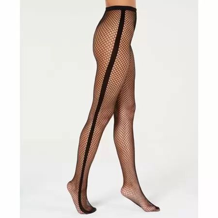 Photo 1 of INC International Concepts Women's Tuxedo Fishnet Tights Black S/M