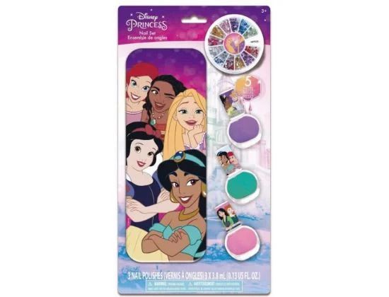 Photo 1 of DISNEY PRINCESS NAIL POLISH SET WITH TIN BOX 